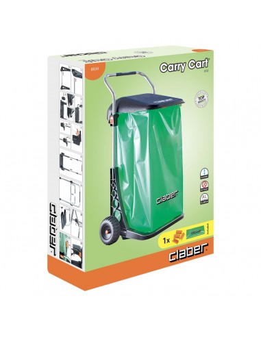 Carrello raccoglitutto Claber Carry Cart Eco